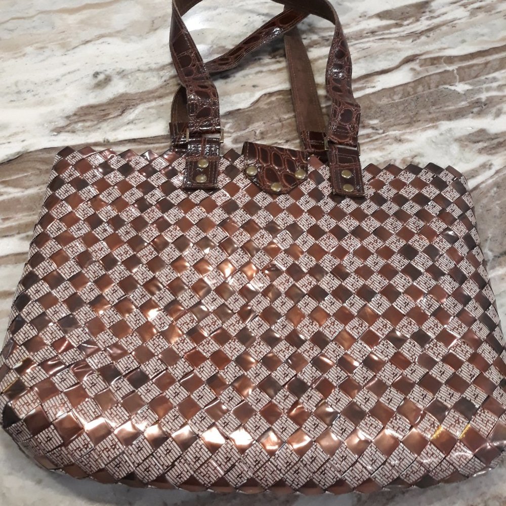 Nahui Ollin Large Candy Wrapper Tpte/Shoulder Bag - image 2